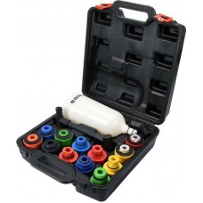 YATO Set palnie completare ulei cu adaptoare, 15 piese